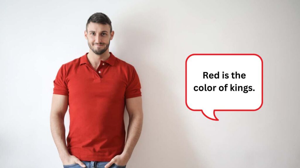 Red Dress Instagram Caption for Boys