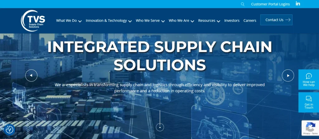 Logistics company in Coimbatore - TVS Supply Chain Solutions