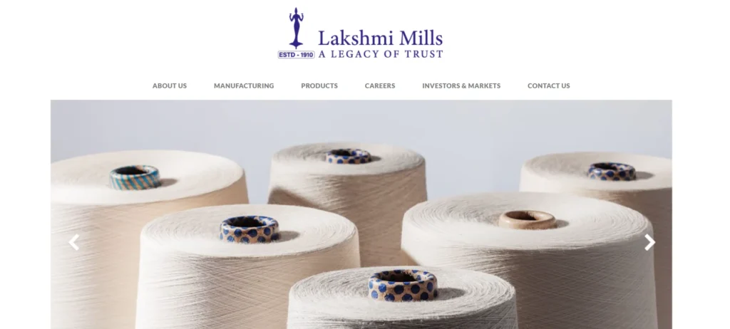 Textile Companies in Tamil Nadu - Lakshmi Mills