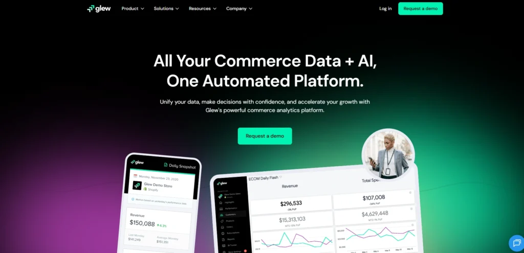 ECommerce Data Analytics Software-Glew.io