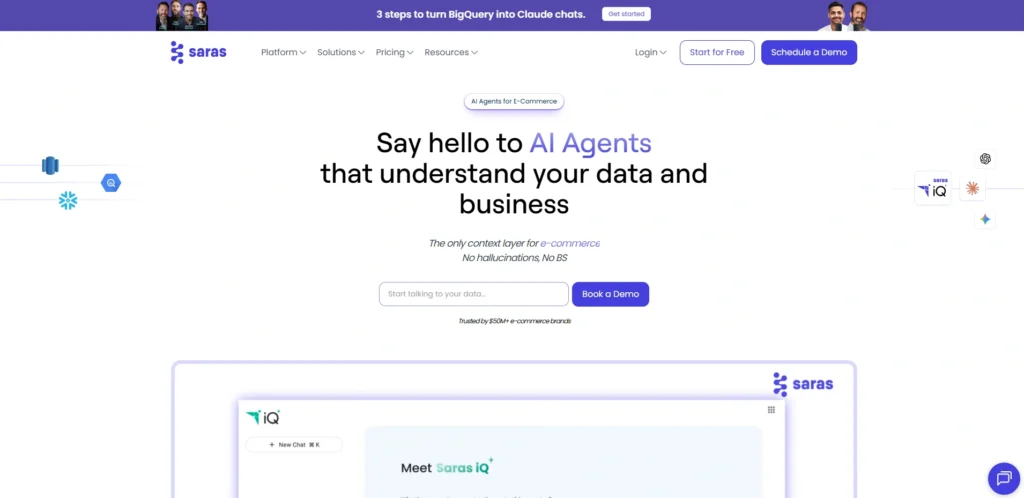 ECommerce Data Analytics Software-Saras Puls‌e