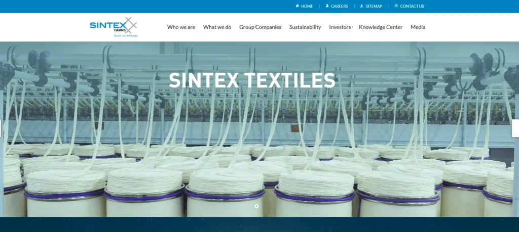 Textile Company in Gujarat - Sintex Textile Private Limited