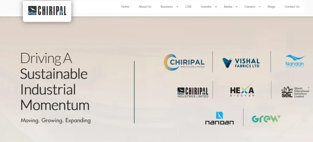 Textile Company in Gujarat - Chiripal Group