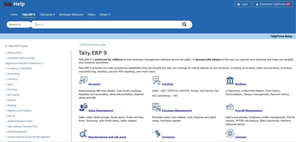 Tally.ERP 9 - Best Accounting Software in UAE