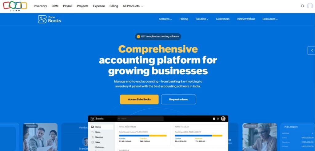 Zoho Books - Best Accounting Software in UAE