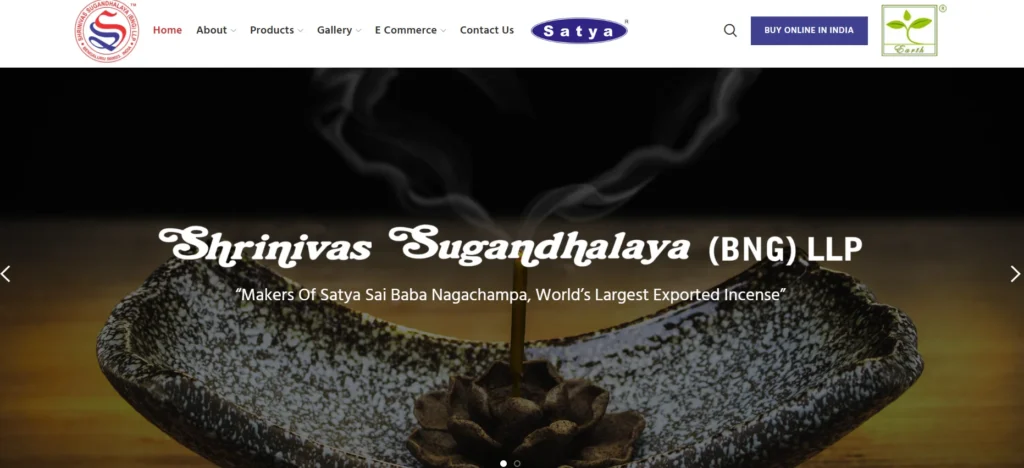 Agarbatti Manufacturer in Bangalore - Satya Incense (Shrinivas Sugandhalaya BNG LLP)