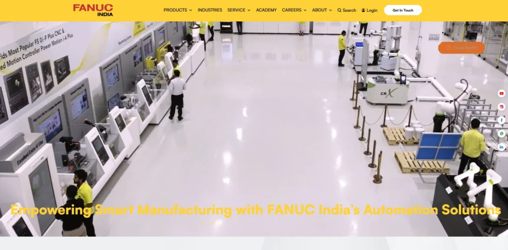  Ro⁠bot Manufacturer‌s i⁠n India-Fanuc India