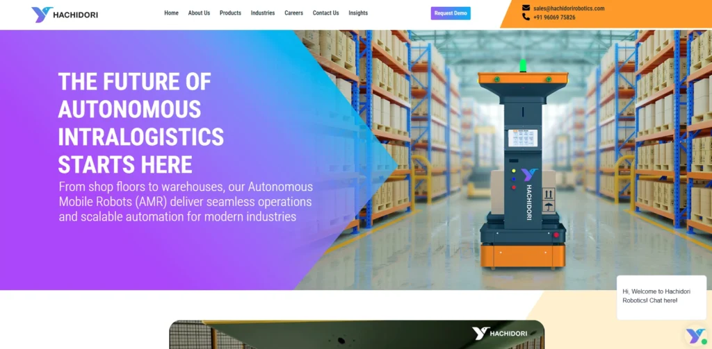  Ro⁠bot Manufacturer‌s i⁠n India-Hac‌hi⁠d‍ori Robo‌tics