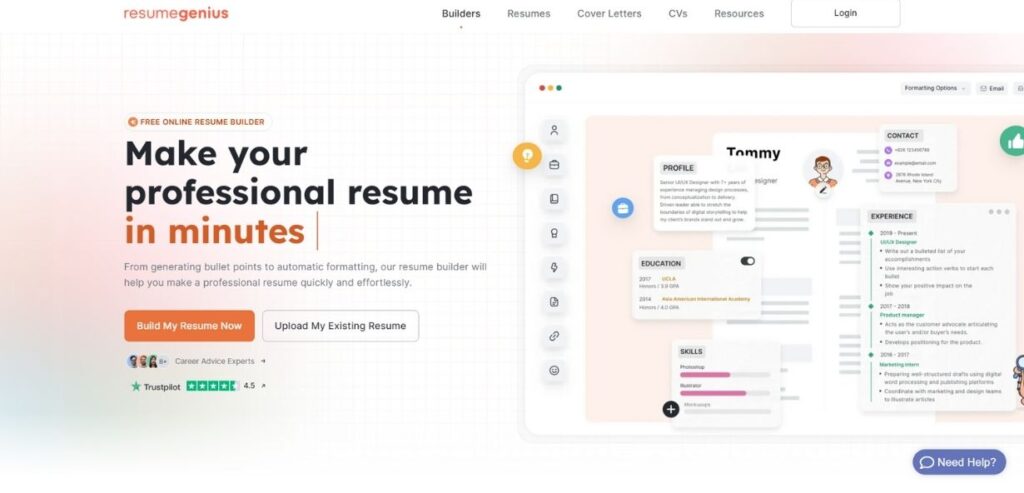 ResumeGenius - Best AI Resume Builders