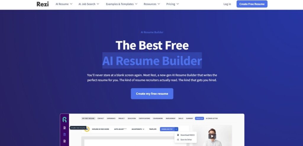 Rezi - Best AI Resume Builders