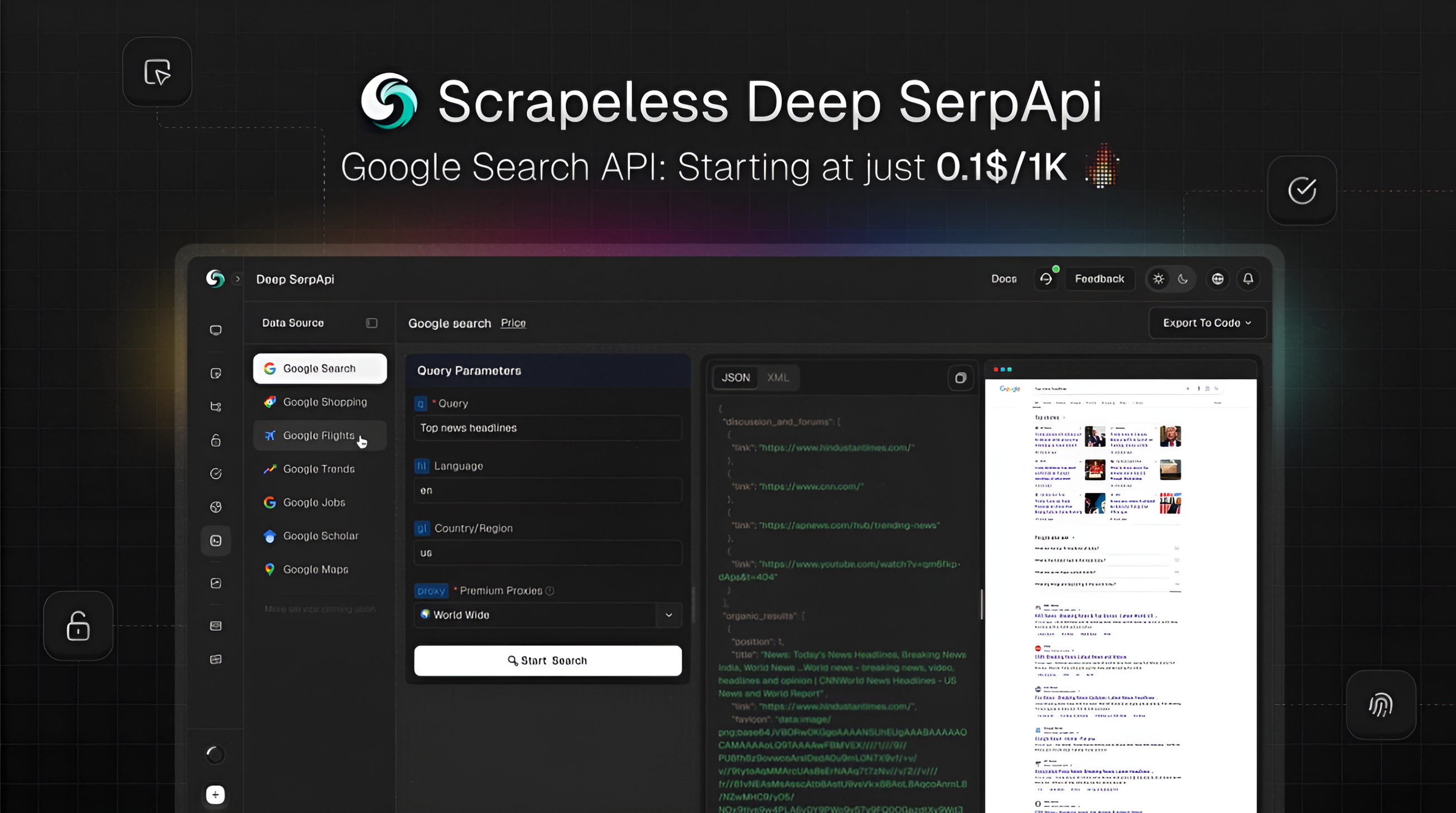 Scrapeless Deep SERP API