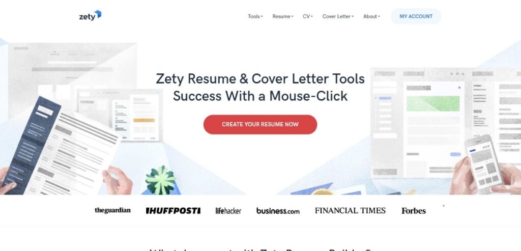 Zety - Best AI Resume Builders