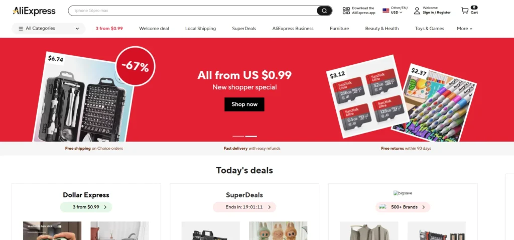 AliExpress-best Clothing Dropshipping Suppliers in India