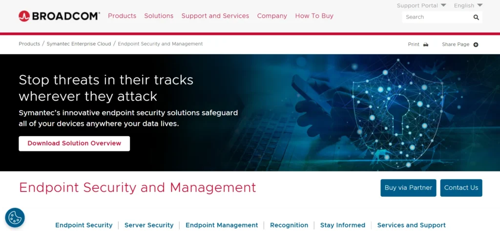 Cybersecurity tool for hospitals - Broadcom