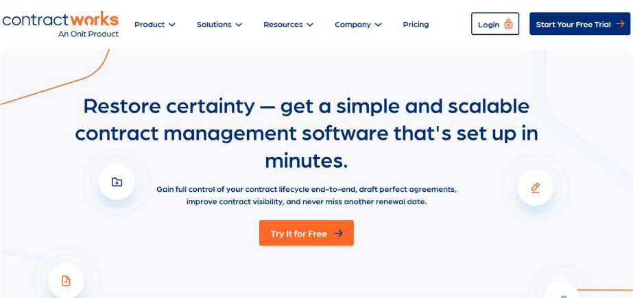Contract Lifecycle Management Tool - ContractWorks