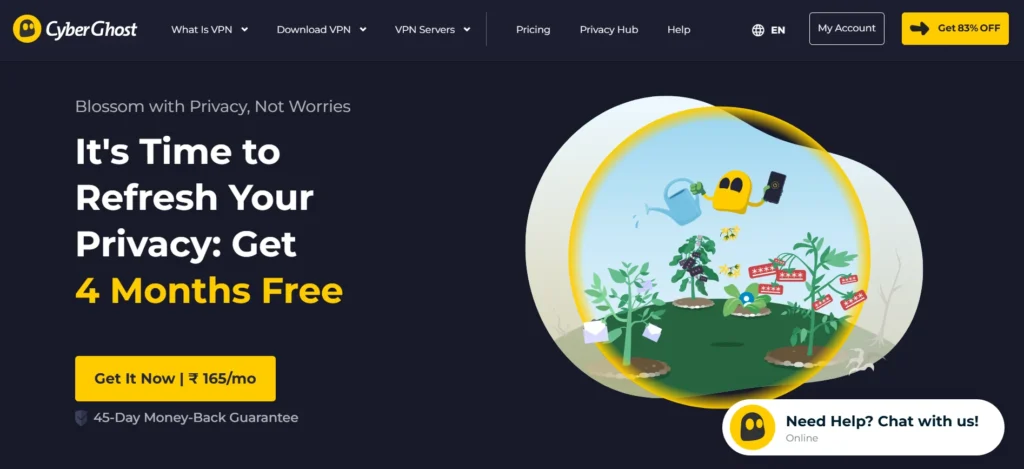 Best VPN service - CyberGhost