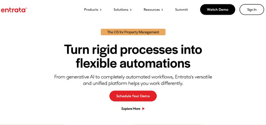 Property management CRM software - Entrata