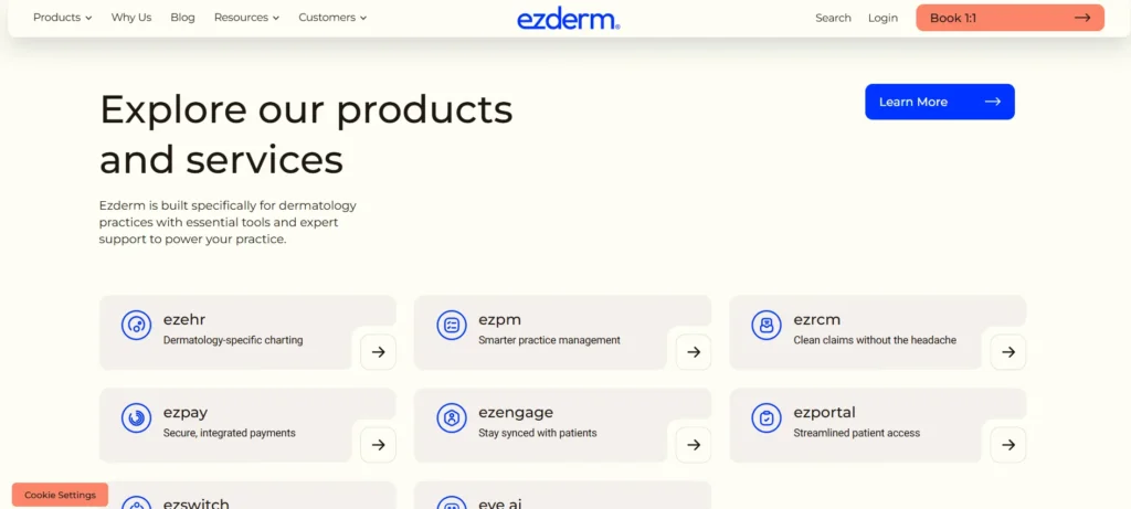 Electronic health record software - Ezderm 
