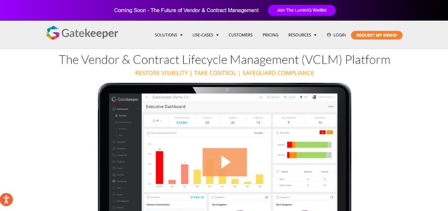 Contract Lifecycle Management Tool - Gatekeeper