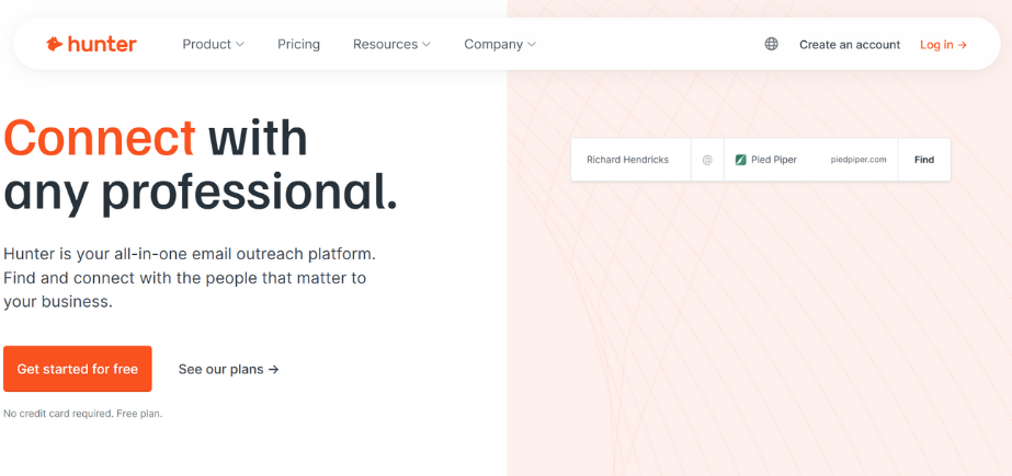 Cold Email Software - Hunter.io