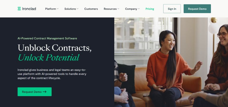 Contract Lifecycle Management Tool - Ironclad