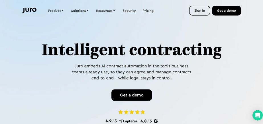 Contract Lifecycle Management Tool - Juro