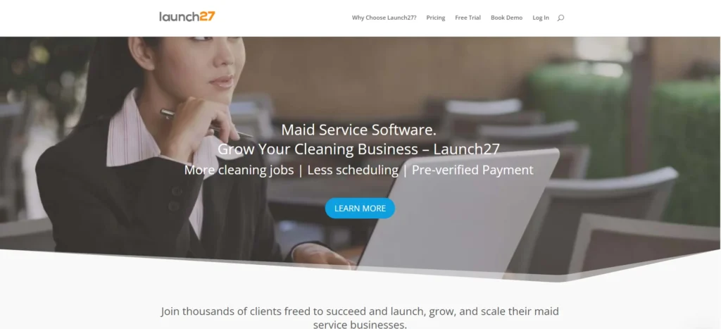 Cleaning Business Software - Launch27