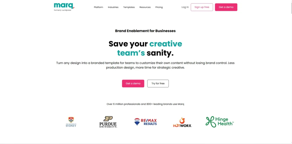 Catalog Maker Software - Lucidpress (Marq)