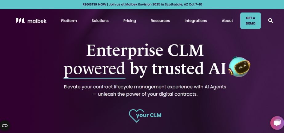 Contract Lifecycle Management Tool - Malbek CLM