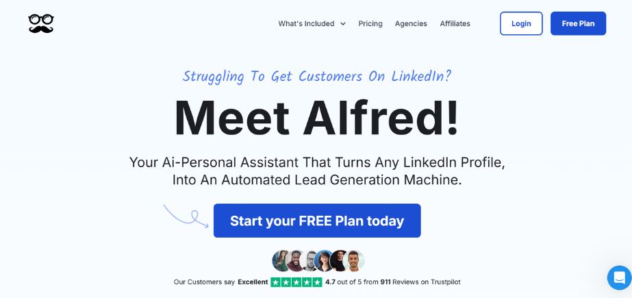 LinkedIn Automation Tools - Meet Alfred