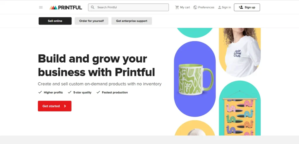 Printful-best Clothing Dropshipping Suppliers in India
