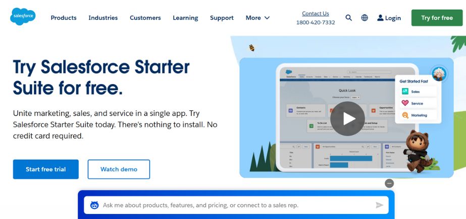 Customer Service Software Platform - Salesforce Service Cloud