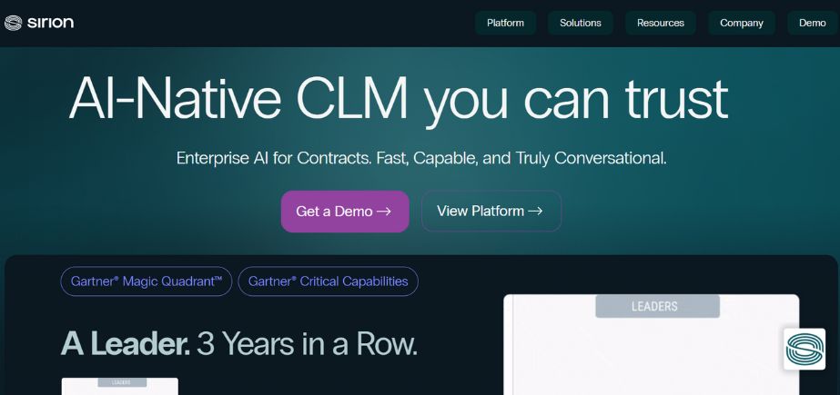 Contract Lifecycle Management Tool - SirionLabs CLM