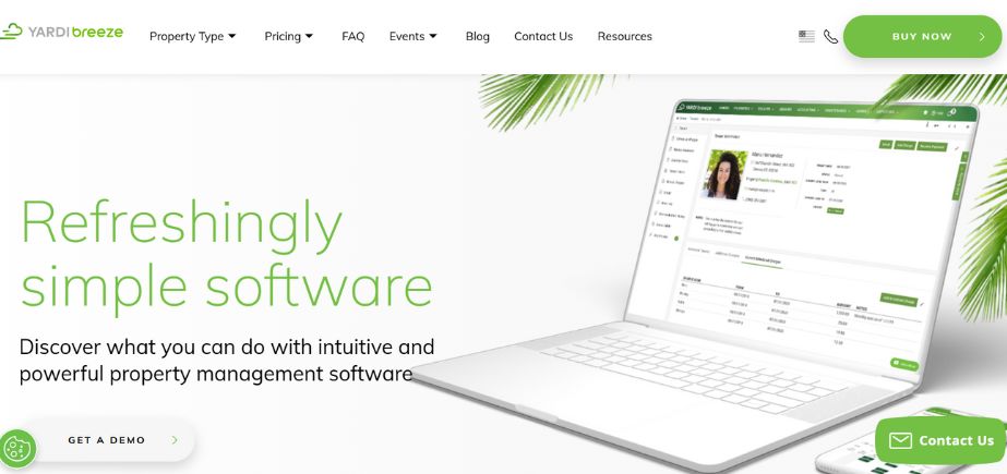 Property management CRM software - Yardi Breeze