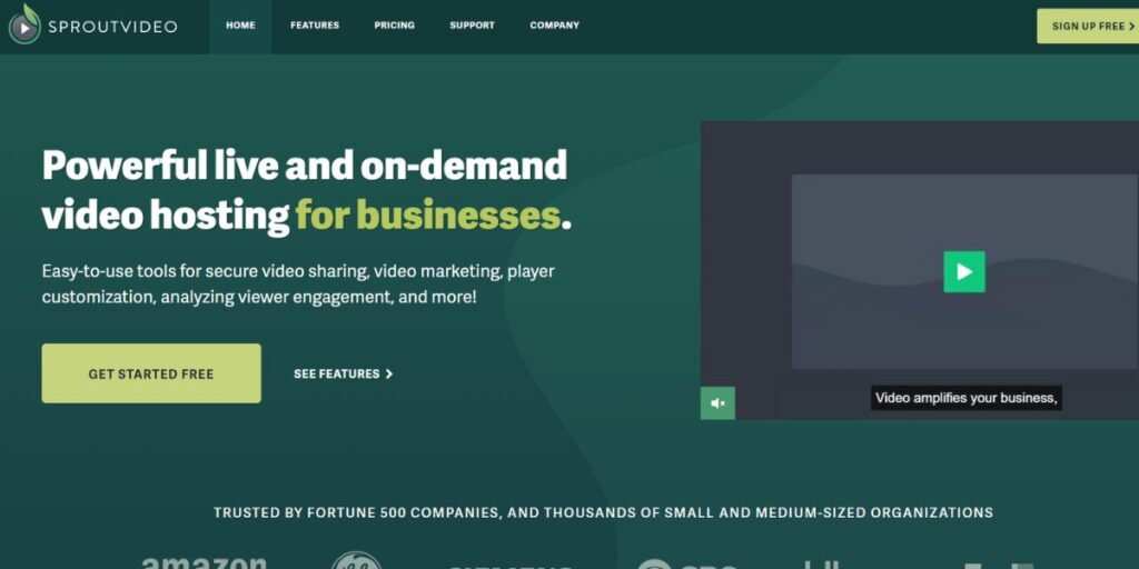 YouTube Alternatives- SproutVideo
