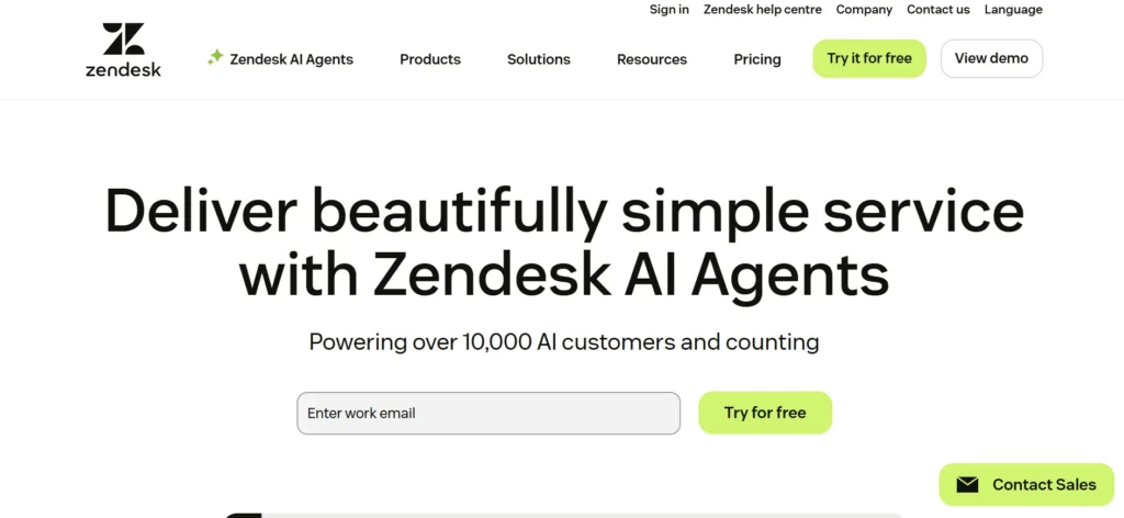 Customer Service Software Platform - Zendesk