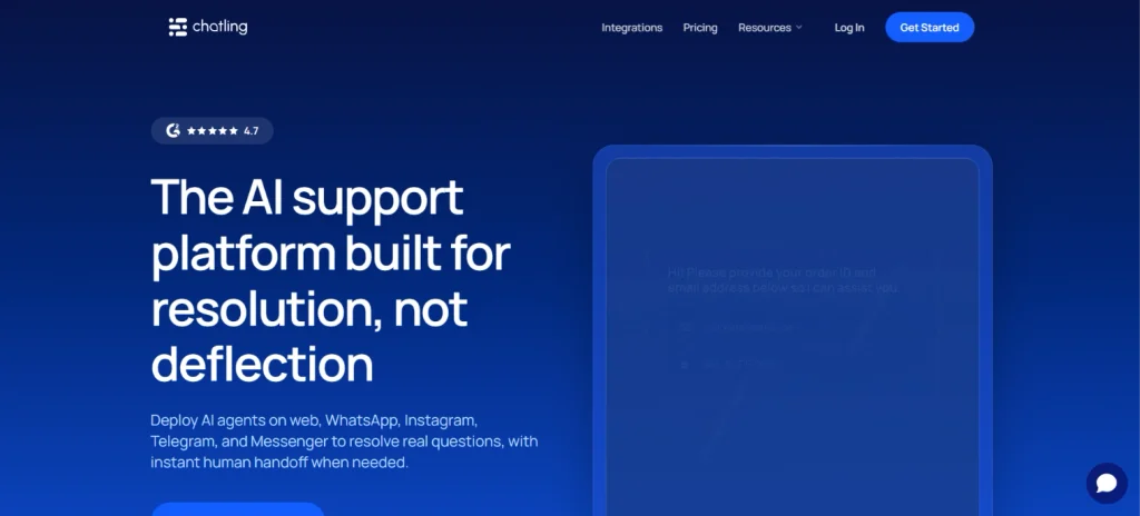 chatling ai -  AI Customer Service Chatbot