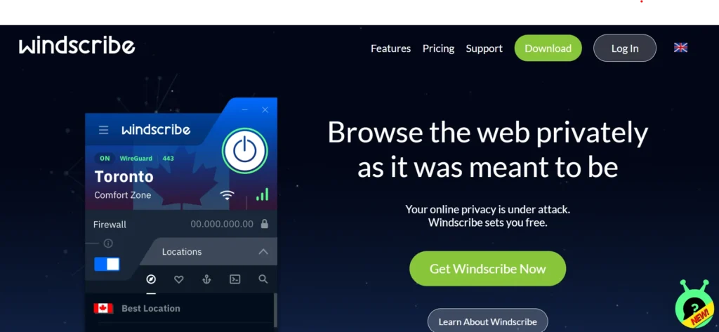 VPN for PC - Windscribe