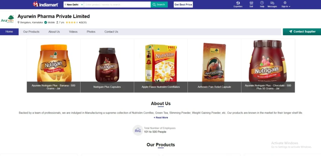 Direct Selling​ Companies⁠ In India-A‍yurwin Pharma P​vt. Ltd⁠.