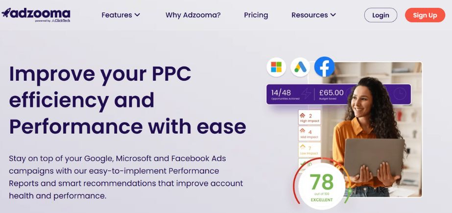 PPC Bid Management Software - Adzooma