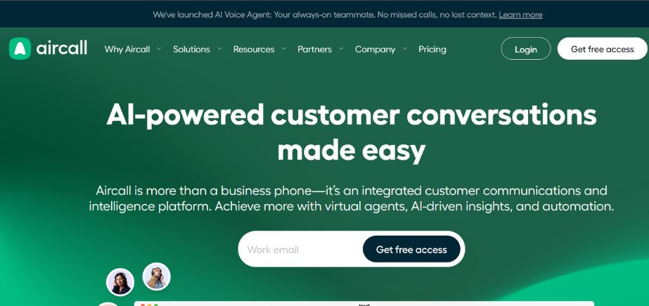 Cloud Calling Software - Aircall