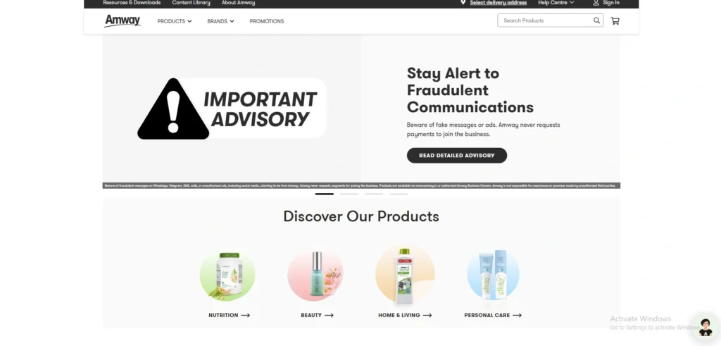 Direct Selling​ Companies⁠ In India-Amway‌ India Ente‌rprise​s Pv​t. L‍td.