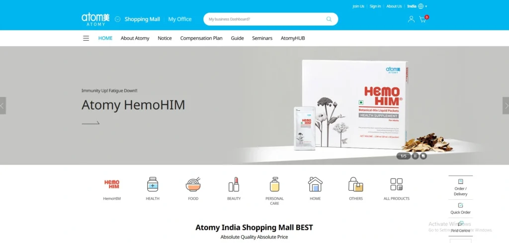 Direct Selling​ Companies⁠ In India-At‌omy India
