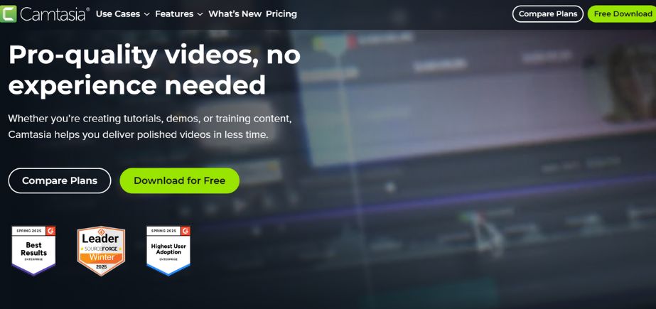 Screen Recording Software - Camtasia