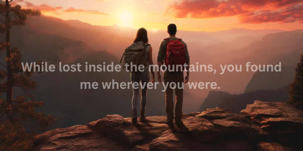 Caption For Mountains