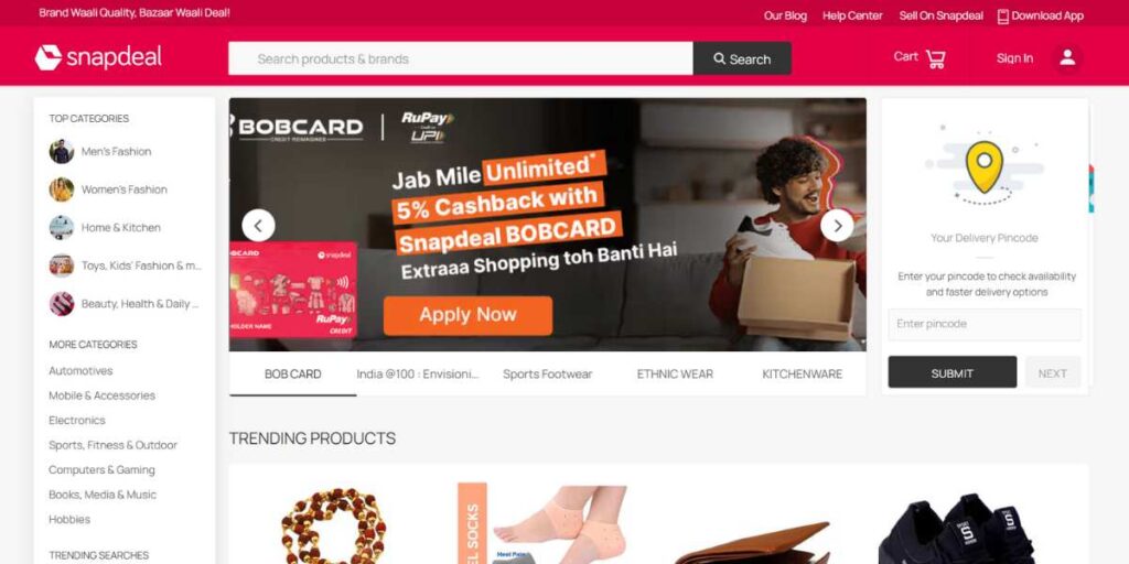 E-commerce Companies in India