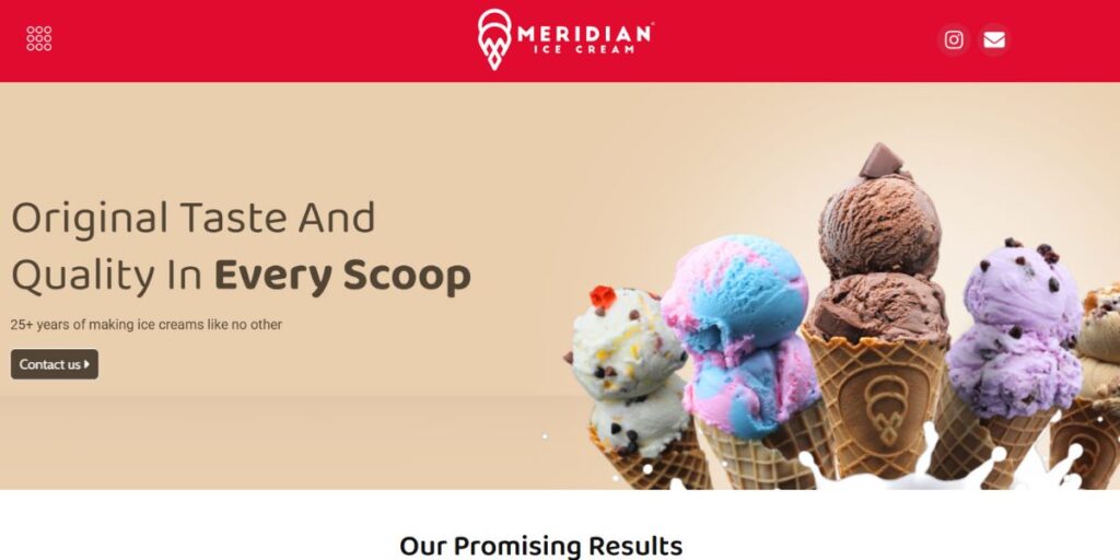 Ice Cream Franchise in India - Meridian Ice Cream