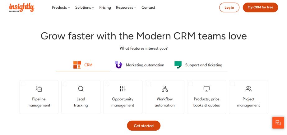 Client Management Tools - Insightly