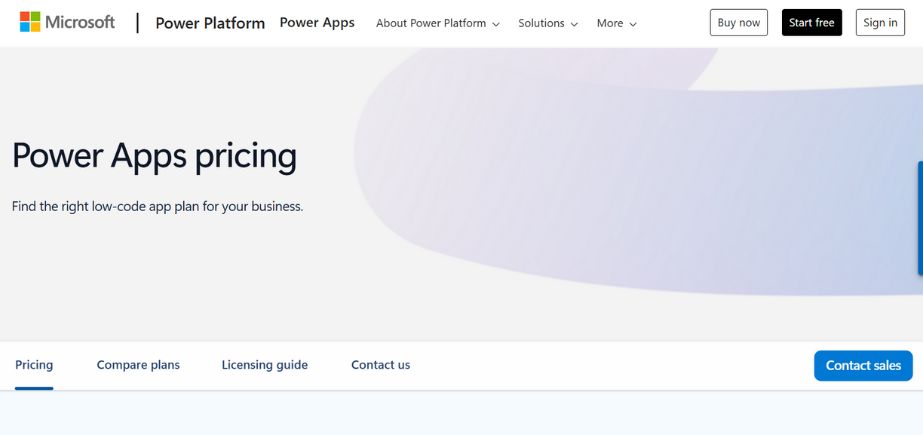 Business Application Development Tool - Microsoft Power Apps