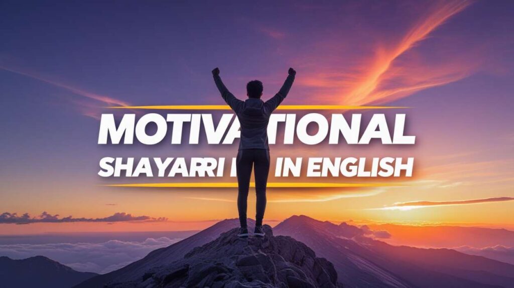 Motivational Shayari in English